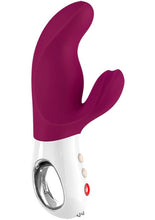 Load image into Gallery viewer, Miss Bi Silicone Vibrator with Clitoral Stimulator
