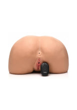 Load image into Gallery viewer, Mistress 3d Vibrating Rechargeable Pussy and Ass Masturbator - Vanilla
