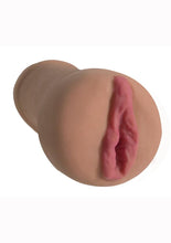 Load image into Gallery viewer, Mistress Callie and Chloe Vibrating Bioskin Double Stroker BFF's - Pussy and Ass - Caramel
