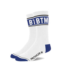 Load image into Gallery viewer, Prowler &quot;BTM&quot; Socks (White/Blue)
