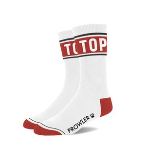 Prowler "TOP" Socks (White/Red)