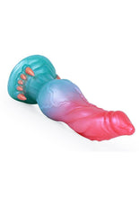 Load image into Gallery viewer, Monstar Cox Frostfang Cock Silicone Dildo - Blue/Pink
