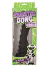 Load image into Gallery viewer, Monster Dong Frankenstein's Monster Silicone Dildo - Black
