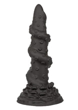 Load image into Gallery viewer, Monster Dong The Kraken Silicone Dildo - Black - 8in
