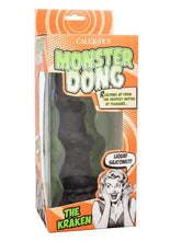 Load image into Gallery viewer, Monster Dong The Kraken Silicone Dildo - Black - 8in
