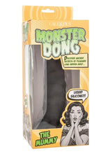 Load image into Gallery viewer, Monster Dong The Mummy Silicone Dildo - Black
