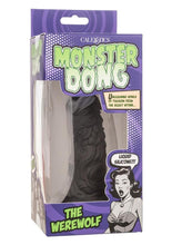Load image into Gallery viewer, Monster Dong The Werewolf Silicone Dildo - Black - 9in
