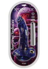Load image into Gallery viewer, Monster Romance Serpent Seducer Rechargeable Silicone Dong - Multicolor/Purple
