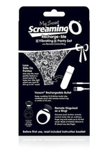Load image into Gallery viewer, My Secret USB Rechargeable Panty Vibe Set with Silicone Remote Control Ring Waterproof

