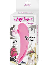 Load image into Gallery viewer, Mystique Suction Vibrating Rechargeable Silicone Massager - Pink
