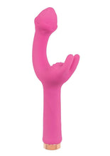Load image into Gallery viewer, Mystique Vibrating Massagers Rechargeable Silicone G-Spot Vibrator - Pink
