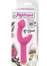 Load image into Gallery viewer, Mystique Vibrating Massagers Rechargeable Silicone G-Spot Vibrator - Pink
