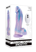 Load image into Gallery viewer, Mythical Rechargeable Silicone Vibrating Dildo with Remote - Multicolor
