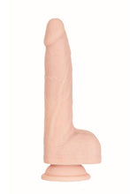 Load image into Gallery viewer, Naked Addiction Maximum Thrusting and Vibrating Rechargeable Silicone Dong with Remote Control - Vanilla - 8.5in
