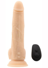 Load image into Gallery viewer, Naked Addiction Silicone Rechargeable Thrusting Dildo - Flesh/Vanilla - 9in
