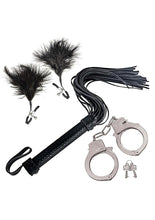 Load image into Gallery viewer, Nasstoys Bondage Whip,feather and Cuffs
