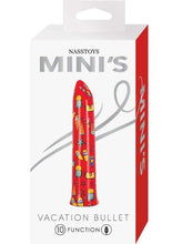 Load image into Gallery viewer, Nasstoys Mini's Vacation Rechargeable Bullet - Multicolor/Red
