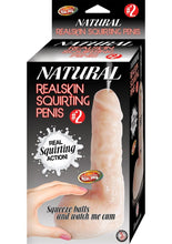 Load image into Gallery viewer, Natural Realskin Squirting Penis #2 Dildo - Flesh/Vanilla
