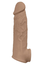 Load image into Gallery viewer, Natural Realskin Vibrating Penis Xtender - Brown

