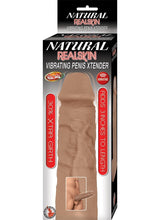 Load image into Gallery viewer, Natural Realskin Vibrating Penis Xtender - Brown

