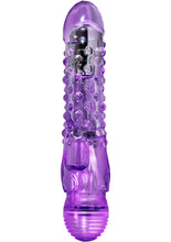 Load image into Gallery viewer, Naturally Yours Bump N Grind Vibrating Dildo - Purple
