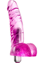 Load image into Gallery viewer, Naturally Yours Vibrating Ding Dong Dildo - Pink - 6.5in
