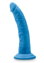 Load image into Gallery viewer, Neo Elite Silicone Dual Density Cock - Blue/Neon Blue - 7.5in
