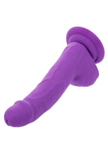 Load image into Gallery viewer, Neon Silicone Studs Dildo - Purple - 6in

