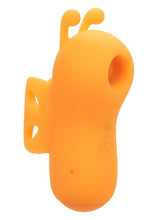 Load image into Gallery viewer, Neon Vibes The Buzzing Vibe Rechargeable Silicone Finger Vibrator - Orange

