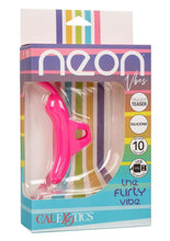 Load image into Gallery viewer, Neon Vibes The Flirty Vibe Rechargeable Silicone Finger Vibrator - Pink
