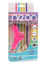 Load image into Gallery viewer, Neon Vibes The Nubby Rechargeable Silicone Vibrator - Pink
