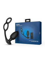 Load image into Gallery viewer, Nexus Tornado Silicone Rechargeable Remote Rotating Plug with Cock and Ball Rings - Black
