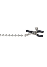 Load image into Gallery viewer, Nipple Play Silver Beaded Chain Nipple Clamps
