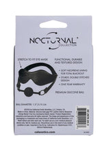 Load image into Gallery viewer, Nocturnal Collection Eye Mask and Breathable Ball Gag
