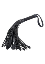 Load image into Gallery viewer, Nocturnal Collection Heart Throb Flogger - Black
