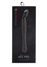 Load image into Gallery viewer, Nu Sensuelle Ace Pro Prostate and G-Spot Rechargeable Silicone Vibrator - Black
