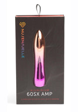 Load image into Gallery viewer, Nu Sensuelle Aluminium 60sx Amp Rechargeable Warming Bullet - Metal/Multicolor/Rainbow
