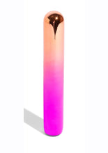 Load image into Gallery viewer, Nu Sensuelle Aluminium Rumba Rechargeable Warming Bullet - Metal/Multicolor/Rainbow
