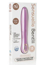 Load image into Gallery viewer, Nu Sensuelle Bentlii Rechargeable Silicone Vibrator - Orchid - Pink
