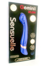 Load image into Gallery viewer, Nu Sensuelle Geminii Xlr8 Rechargeable Silicone G-Spot Vibrator - Purple/Ultra Violet
