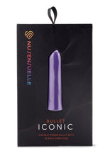 Load image into Gallery viewer, Nu Sensuelle Iconic Rechargeable Silicone Bullet - Deep Purple/Purple
