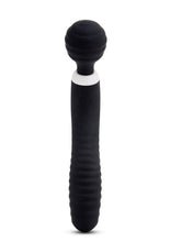 Load image into Gallery viewer, Nu Sensuelle Lolly Nubii Flexible Rechargeable Silicone Wand - Black/White
