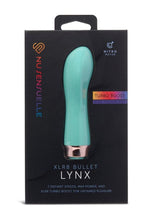 Load image into Gallery viewer, Nu Sensuelle Lynx Rechargeable Silicone Bullet with Nitro Motor - Blue/Tiffany Blue
