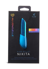 Load image into Gallery viewer, Nu Sensuelle Nikita Rechargeable Silicone Bullet with Nitro Motor - Deep - Blue/Turquoise
