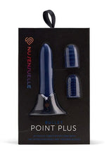 Load image into Gallery viewer, Nu Sensuelle Point Plus Rechargeable Silicone Bullet - Blue/Navy Blue
