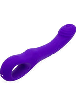 Load image into Gallery viewer, Nu Sensuelle Rhapsody Rechargeable Silicone Single Tapping Vibrator with Clitoral Stimulation
