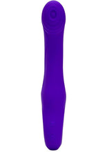 Load image into Gallery viewer, Nu Sensuelle Rhapsody Rechargeable Silicone Single Tapping Vibrator with Clitoral Stimulation
