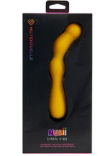 Load image into Gallery viewer, Nu Sensuelle Siren Nubii Bendable Rechargeable Silicone G-Spot Vibe - Yellow
