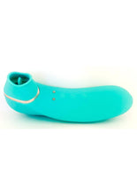 Load image into Gallery viewer, Nu Sensuelle Trinitii Triple Action Rechargeable Silicone Vibrator - Blue/Electric Blue
