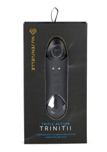 Load image into Gallery viewer, Nu Sensuelle Trinitii Triple Action Suction Flickering Tongue 18k - Black/Gold
